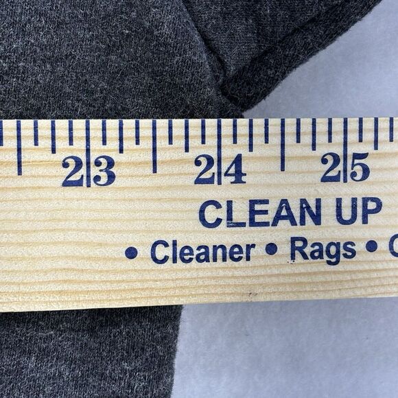 Orvis Adult Large Gray 1/4 Zip PullOver Button Zipper Button Cover Jacket Arrow - Picture 6 of 13